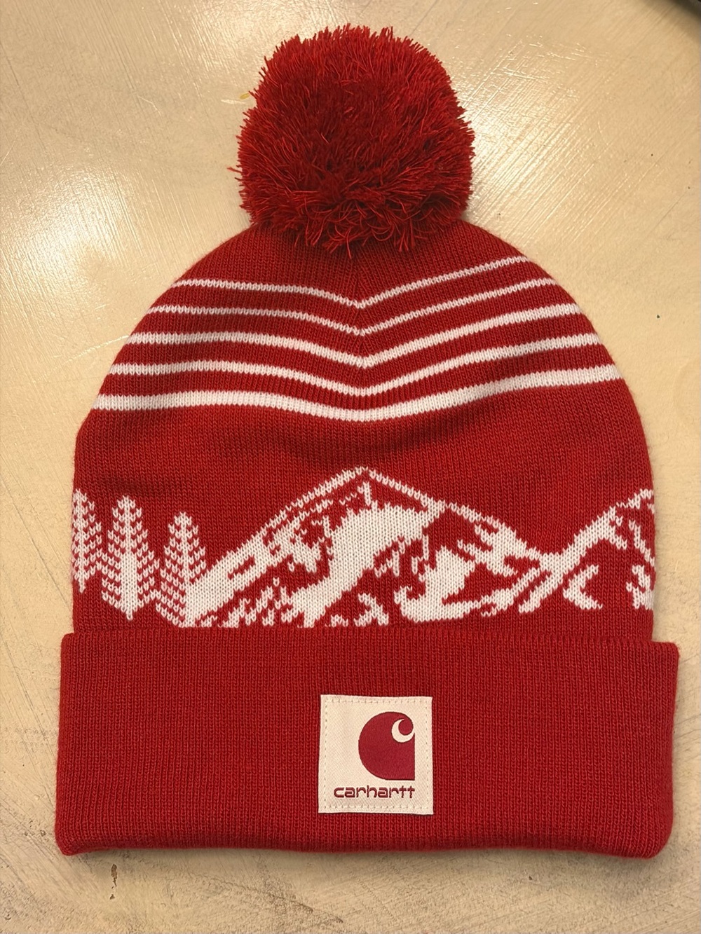 Carhartt Knit Pom Moutian Beanie One Size Fits All 106335 R99